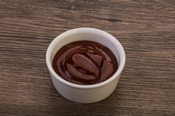Traditional Barbicue sauce in the bowl