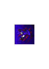 vampire bat mascot logo