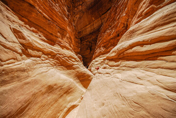 Canyon in Sinai desert, Egypt.