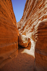 Canyon in Sinai desert, Egypt.