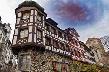 Altstadt Arbon im Kanton Thurgau / Schweiz