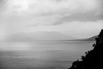 landscape of the Ligurian coast
