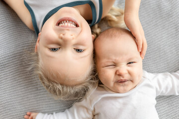 portrait of brother and sister.