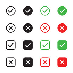 Modern Check Mark Icons