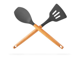 kitchen spatula on isolated white background