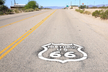 Historic Route 66 in Arizona, USA