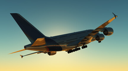 A passenger plane