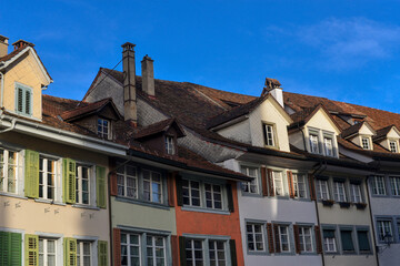 Fototapeta na wymiar Altstadt Bischofszell im Kanton Thurgau 