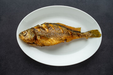 Chinese dish a pan-fried yellow croaker