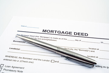 Mortgage deed letter form contract.