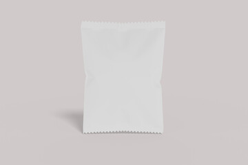 Snack Foil Pack Packaging Mockup