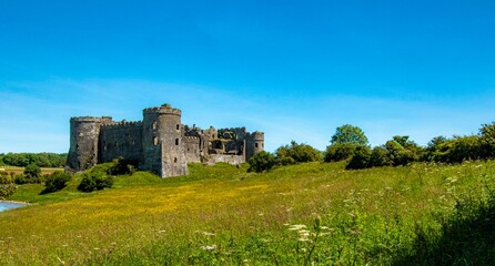 Carew  castle  Pembrokeshire 