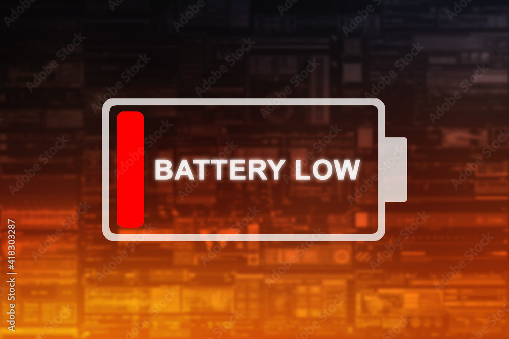 Poster 3d rendering electrical energy and power supply source concept, accumulator battery with charging le