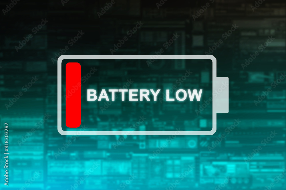Poster 3d rendering electrical energy and power supply source concept, accumulator battery with charging le