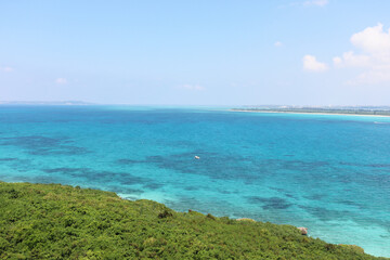 Fototapeta na wymiar 竜宮展望台からの海の絶景