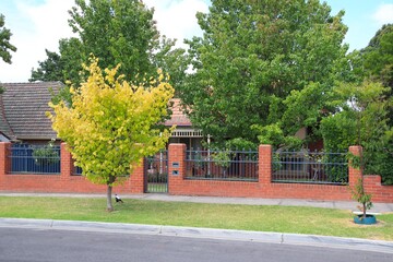Suburban house in Melbourne Victoria Australia