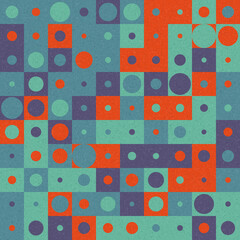 Abstract Geometric Pattern generative computational art illustration