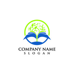 nature logo design vector icon template