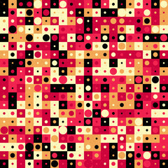 Abstract Geometric Pattern generative computational art illustration