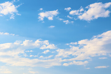 Naklejka na ściany i meble Background Pattern Beautiful Blue Sky with Cloudy.