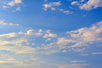 Naklejka premium Background Pattern Beautiful Blue Sky with Cloudy.