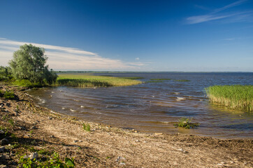 Lake Lubans, the biggest lake in Latvia.