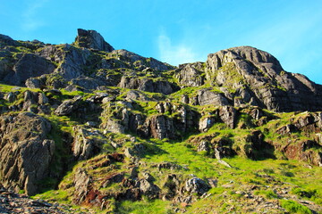 Snowdonia National Park in the summer sun