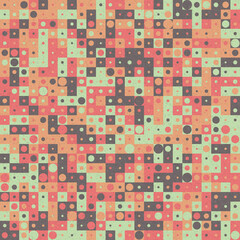Fototapeta premium Abstract Geometric Pattern generative computational art illustration