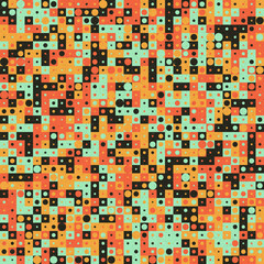 Abstract Geometric Pattern generative computational art illustration