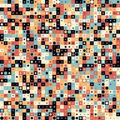 Abstract Geometric Pattern generative computational art illustration