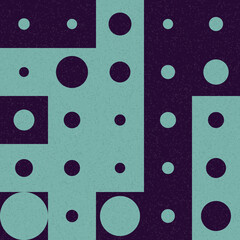 Abstract Geometric Pattern generative computational art illustration