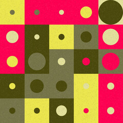 Abstract Geometric Pattern generative computational art illustration