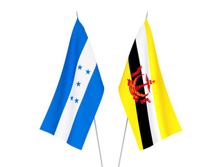 Honduras and Brunei flags