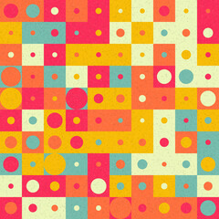 Abstract Geometric Pattern generative computational art illustration