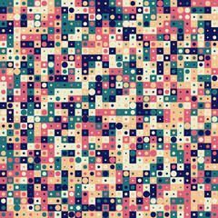 Abstract Geometric Pattern generative computational art illustration