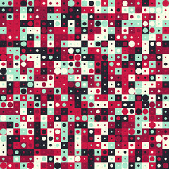 Abstract Geometric Pattern generative computational art illustration