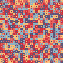 Abstract Geometric Pattern generative computational art illustration
