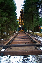 Repair of the Polish railway line No. 311 (from Szklarska Poręba to Poland's border with the Czech Republic) In November 2009.