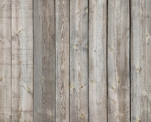 Light wooden back. Rough boards. Natural wood texture and pattern.