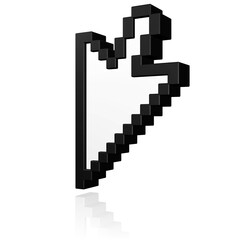 Fototapeta premium 3D - Symbol eines Mauszeigers