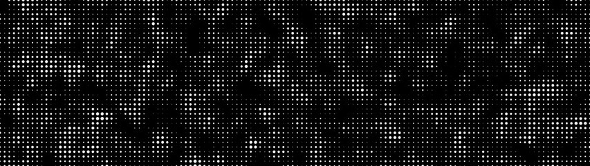 Cybernetic futuristic background. Big data visualization. Virus. Halftones. Matrix glitch. Vector illustration.