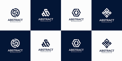 abstract logo monogram logo for your business