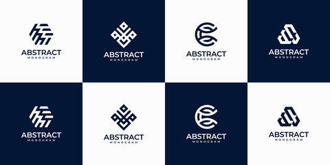 abstract logo monogram logo for your business