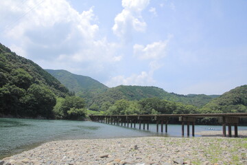 高知県四万十市　勝間沈下橋