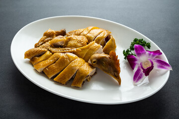 Chinese cuisine Hakka salted chicken