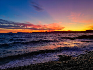 Sunrise at the French Riviera near Ile d'or