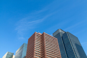 Obraz premium Office Buildings in the Business Center of Tokyo