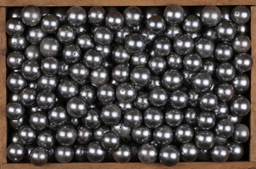 abstract background of metal balls