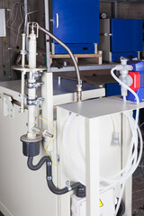 modern equipment with pumps at factory