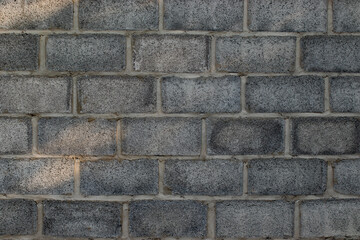 Brick wall.